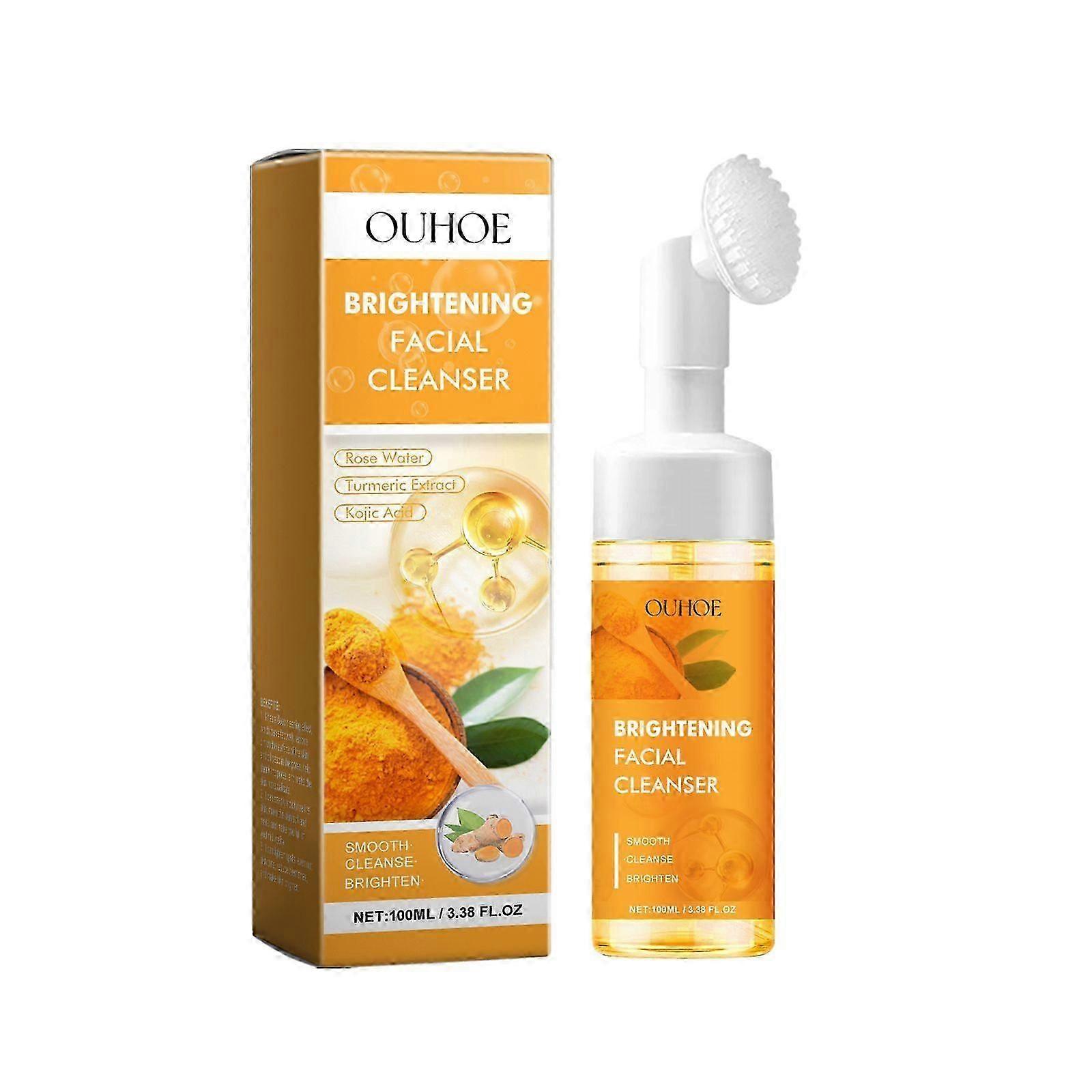 Ouhoe Turmeric Facial Cleanser Gently Cleanses The Facial Skin, Making It Moisturizing, Delicate And Nourishing Without Causing Tightness