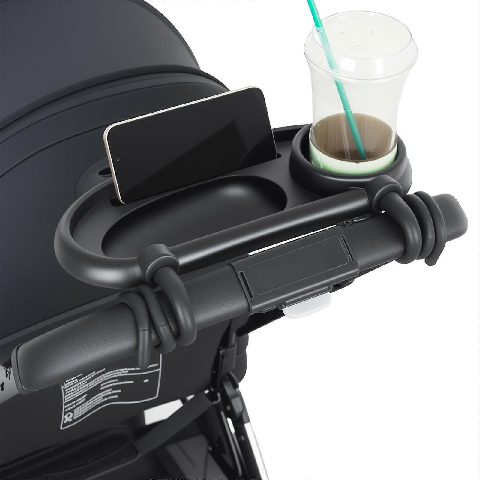 Stylish Baby Carriage Tray Toy Bottle Display Organiser Phone Holder Tooless Setups and Easy Cleaning Texture Multicolor