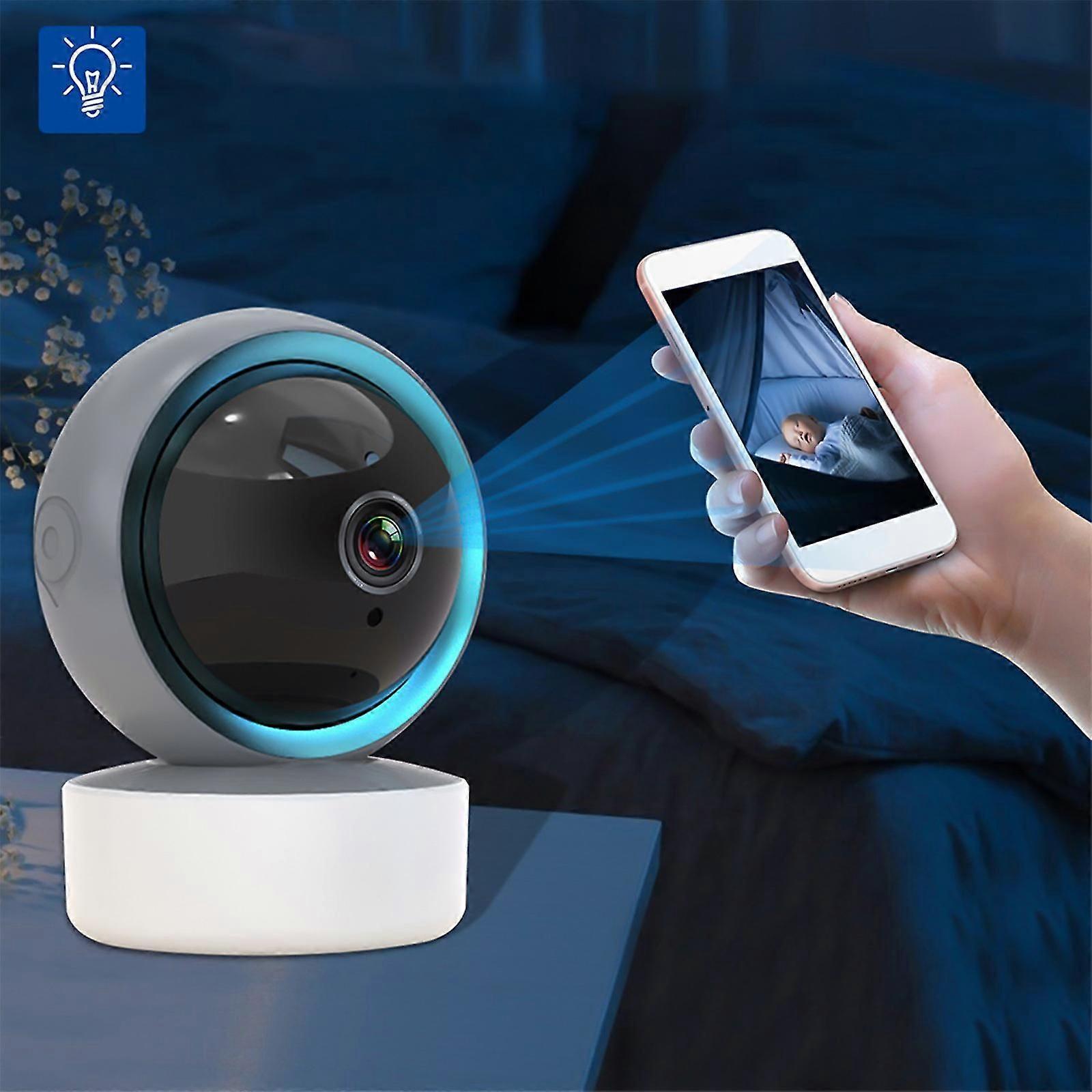 Wireless Security Camera, Wifi Home Indoor Camera For Baby/pet/nanny, Motion Detection, 2 Way Audio Night Vision, Works With Alexa
