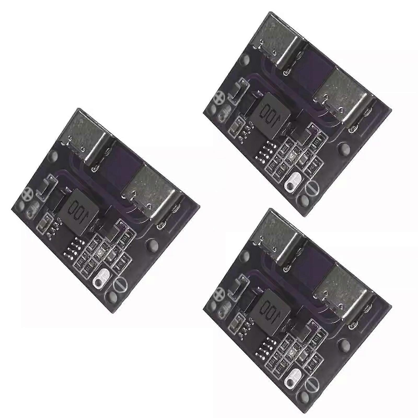 Wide Input Voltages Two USB C Converters Module 9V 36V To 5V 3A Buckk Regulator High Stability Multicolor