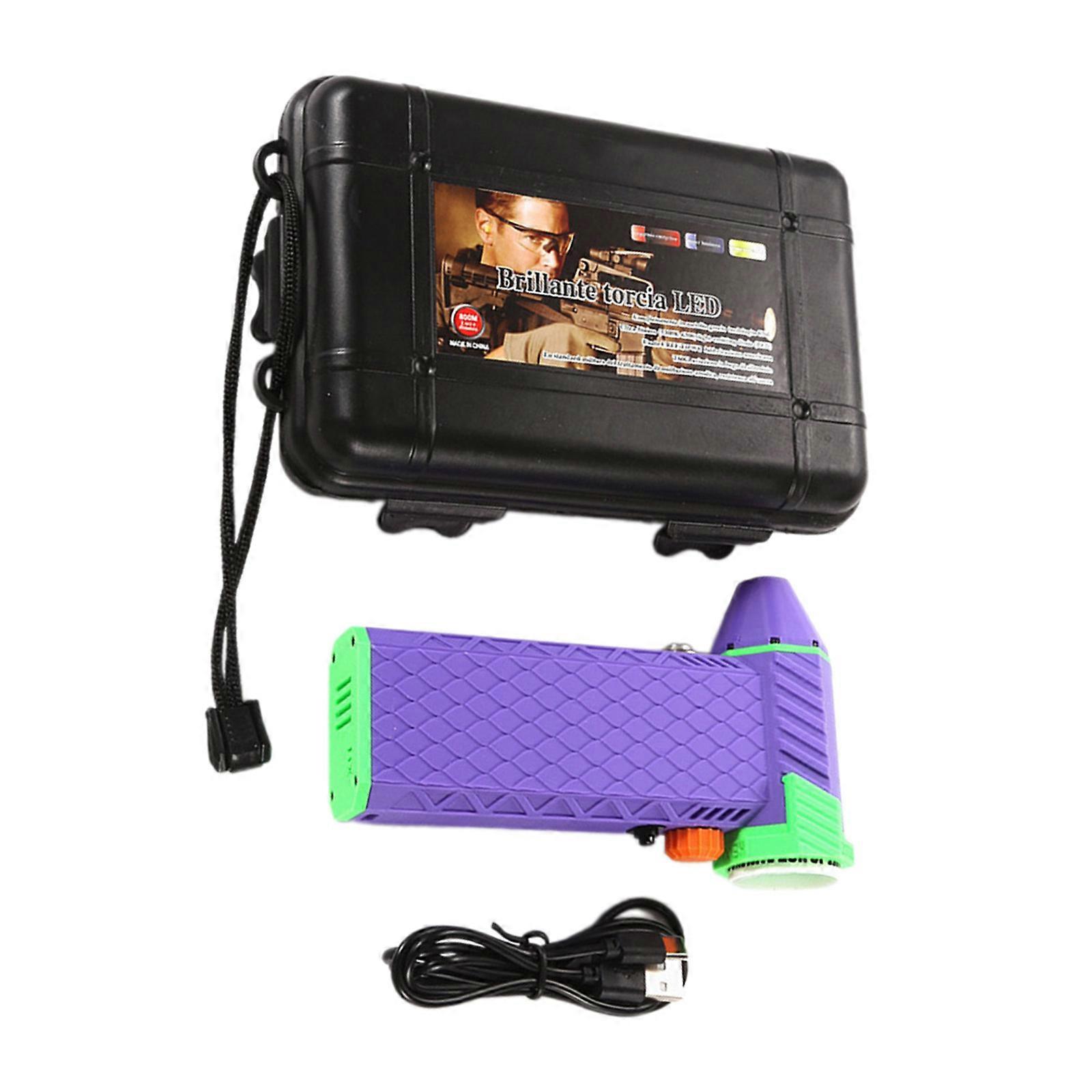 Handheld Air Duster Turbofan 110000RPM Lightweighted for Car Interiors Electronics Pet Grooming Multiple Use Violent Fan  P urple