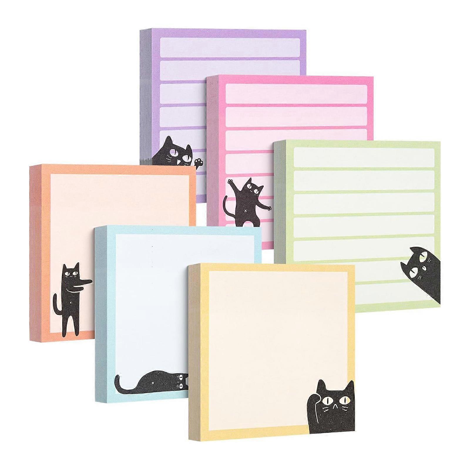 6 Set Creative Leopardine Gluey Record Recyclable Journals For Office Home Organization Additional Quality Parchmenty Plan Multicolor
