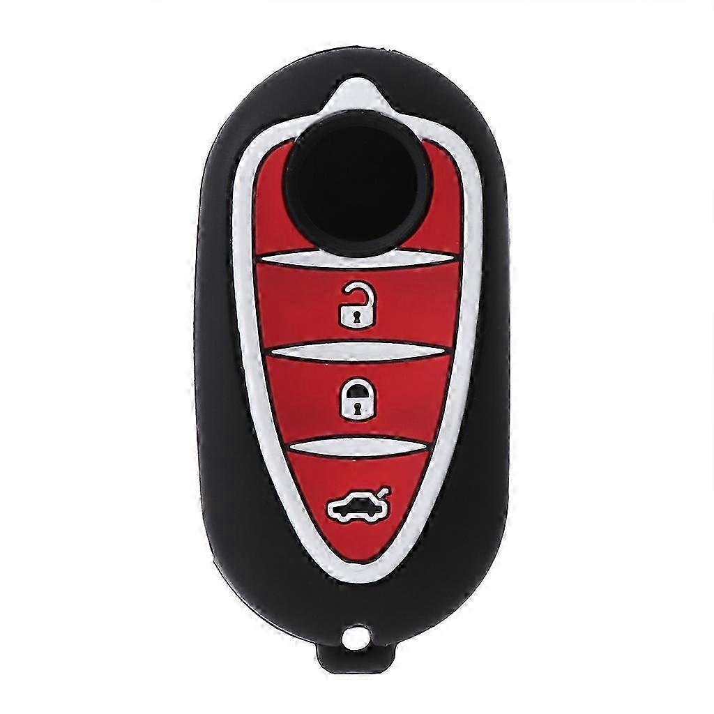 Soft silicone key case for Alfa Romeo vehicles