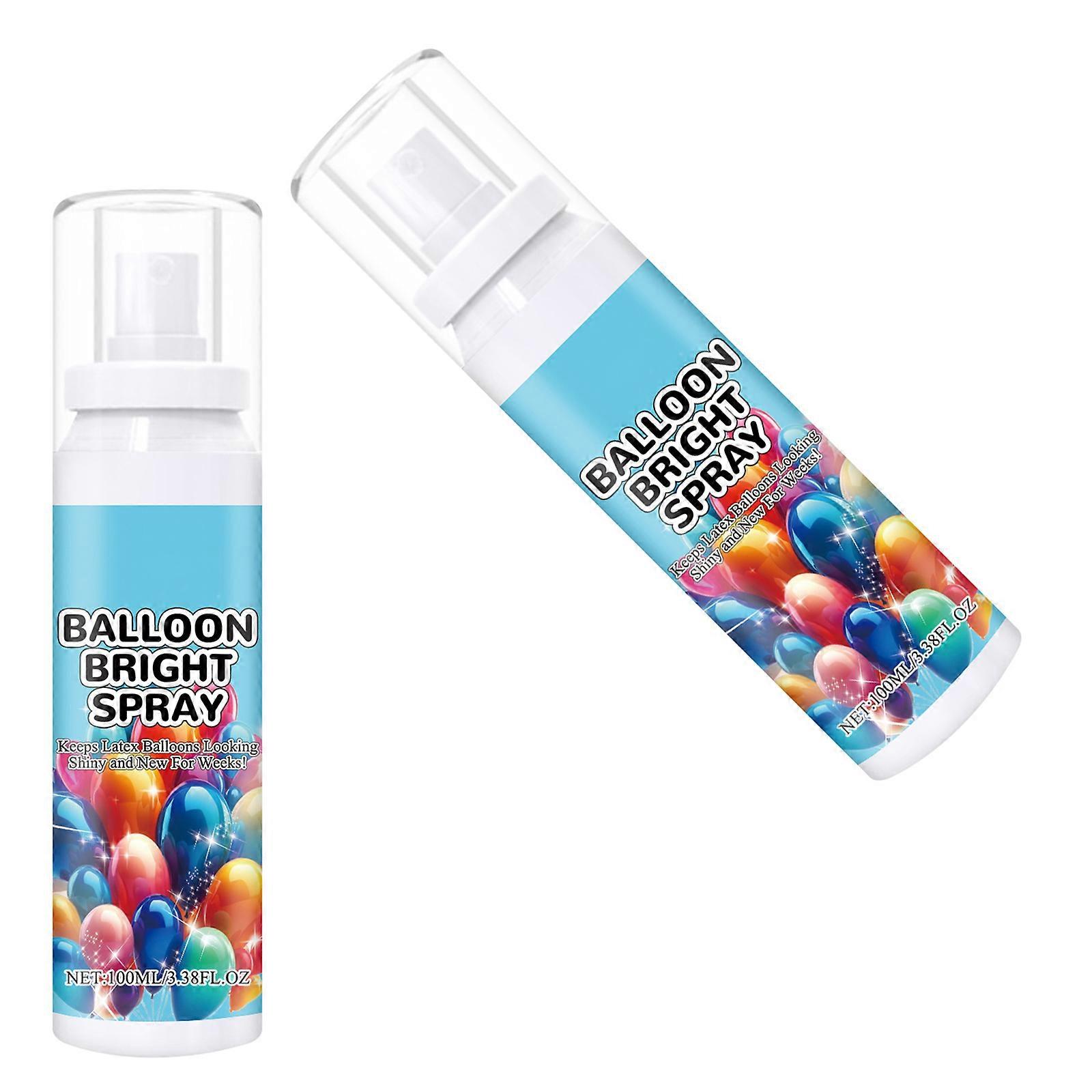 100ml Balloon Brightener Spray Easy to Use Balloons Gloss Enhancer for Parties Portable Balloons Brightening Spray Multicolor