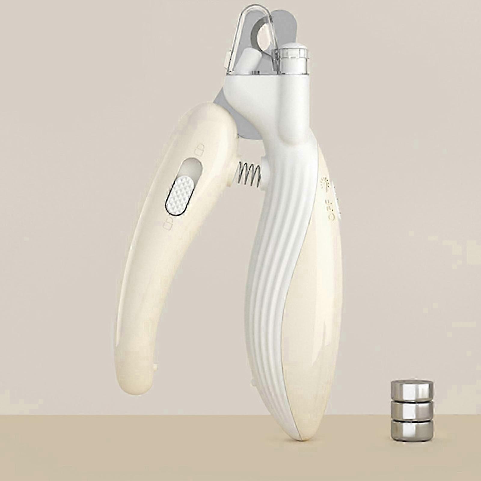 Obcinacz do paznokci dla zwierząt, trymer do paznokci dla psów i kotów, z osłonami bezpieczeństwa i światłami LED, linia zapobiegająca przecięciu, obcinacz do paznokci dla dużych, średnich i małych Si