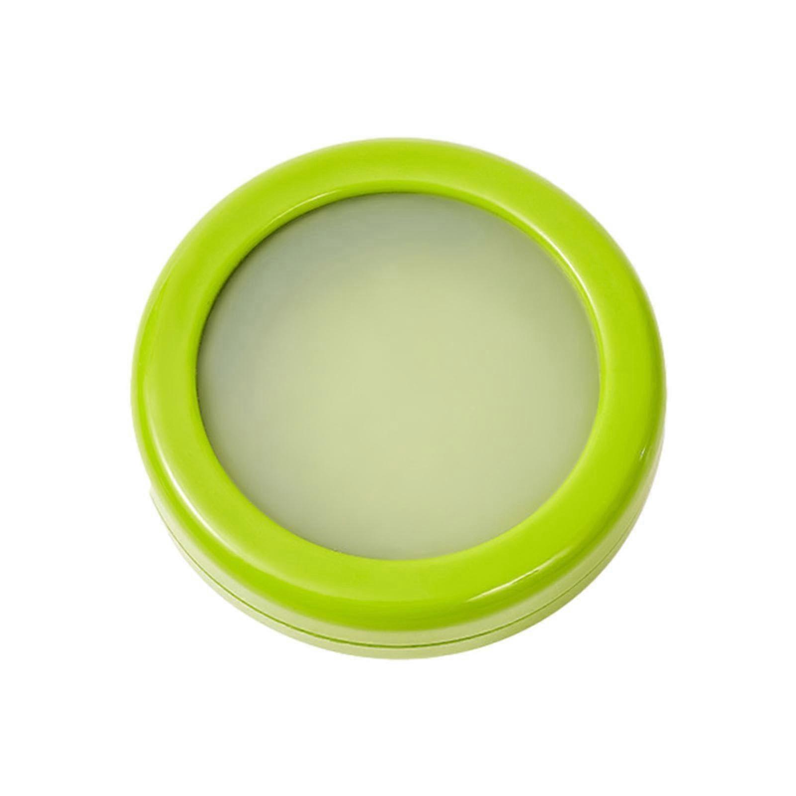 Lemon Saver Container for Fridge with Airtight Seal, Fruit and Vegetable Storage Box, Green