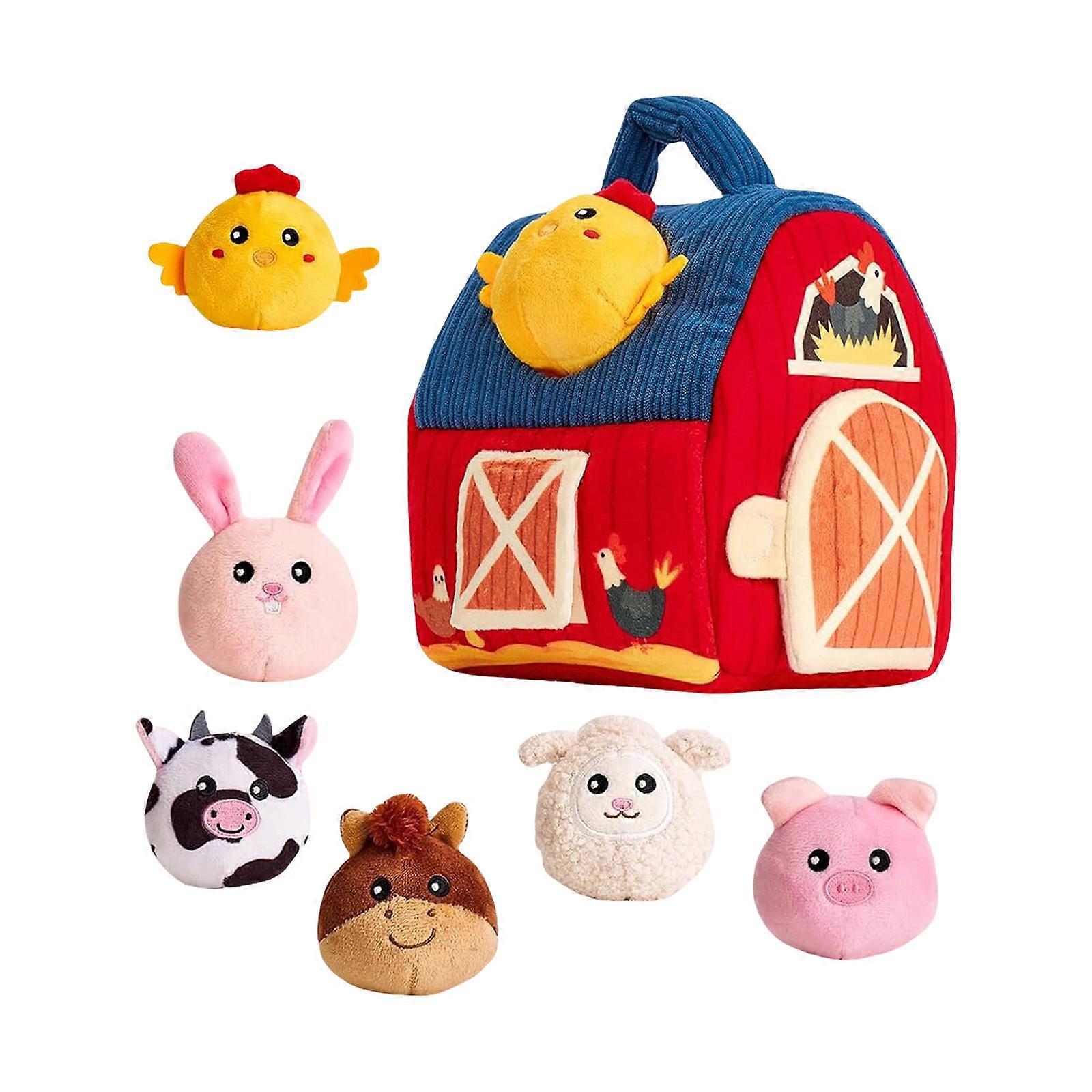 Collectible Cottage Plush Pack Featuring Polyester And Educational Value Multicolor