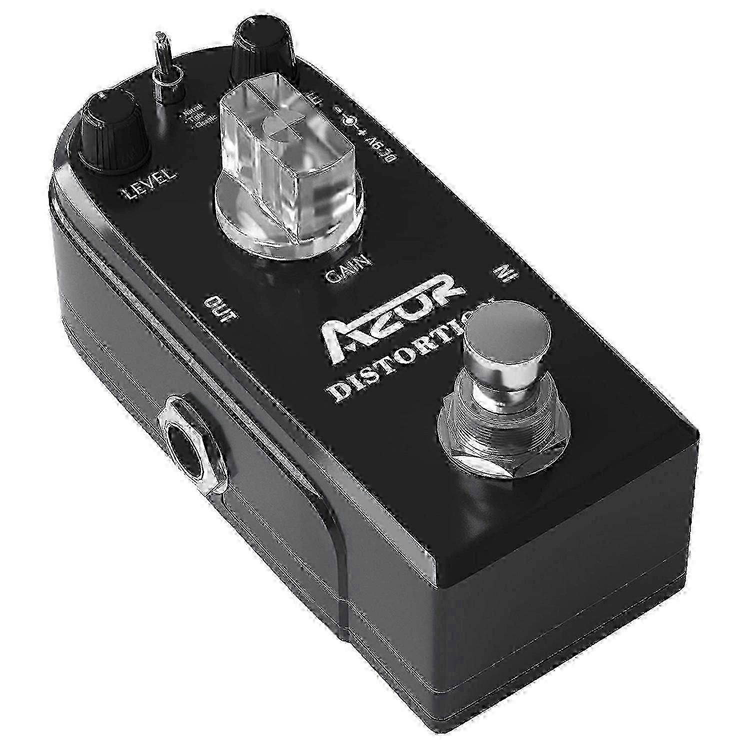 w Distortion Guitar Pedal Effect 3 Modes Natural, Tight, Classic with True Bypass Black AP-302 Guita