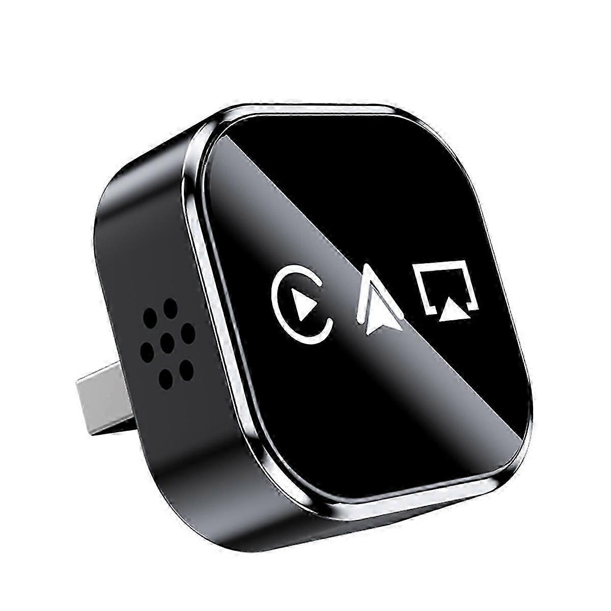 3in1 Wireless Carplay Adapter AirPlay Carplay Android Auto USB Dongle Plug and Play Wired Carplay to