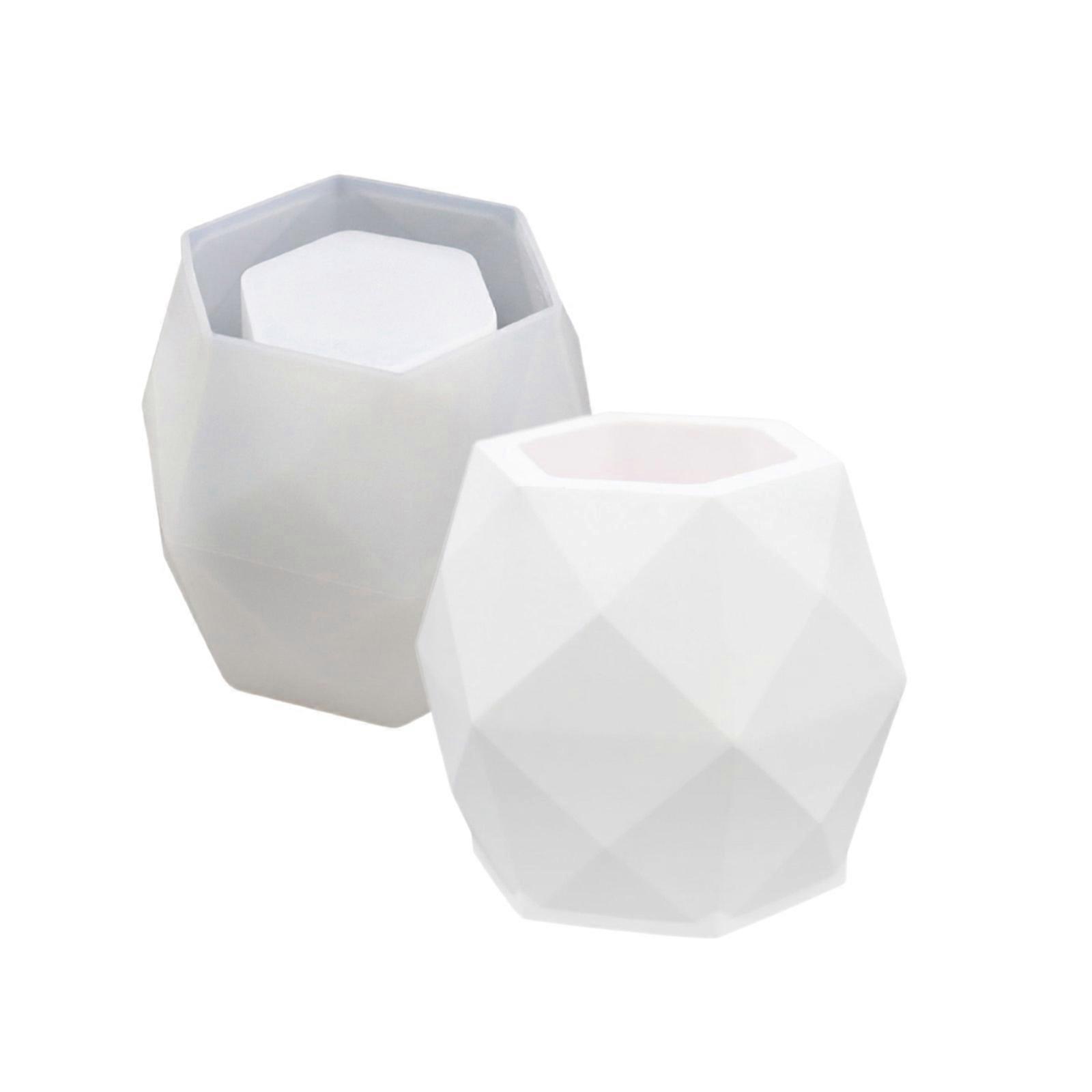 Unique Flowerpot Crafts Creating Mold Beautiful Candle Stands Creating Mold Round Candle Holder Crafting Mould Multicolor