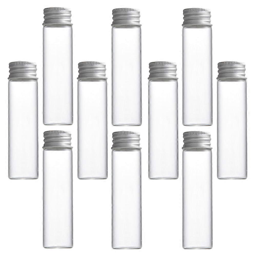 Transparent Glass Bottle Test Tubes for Storage Use 30Pcs Sample Vials