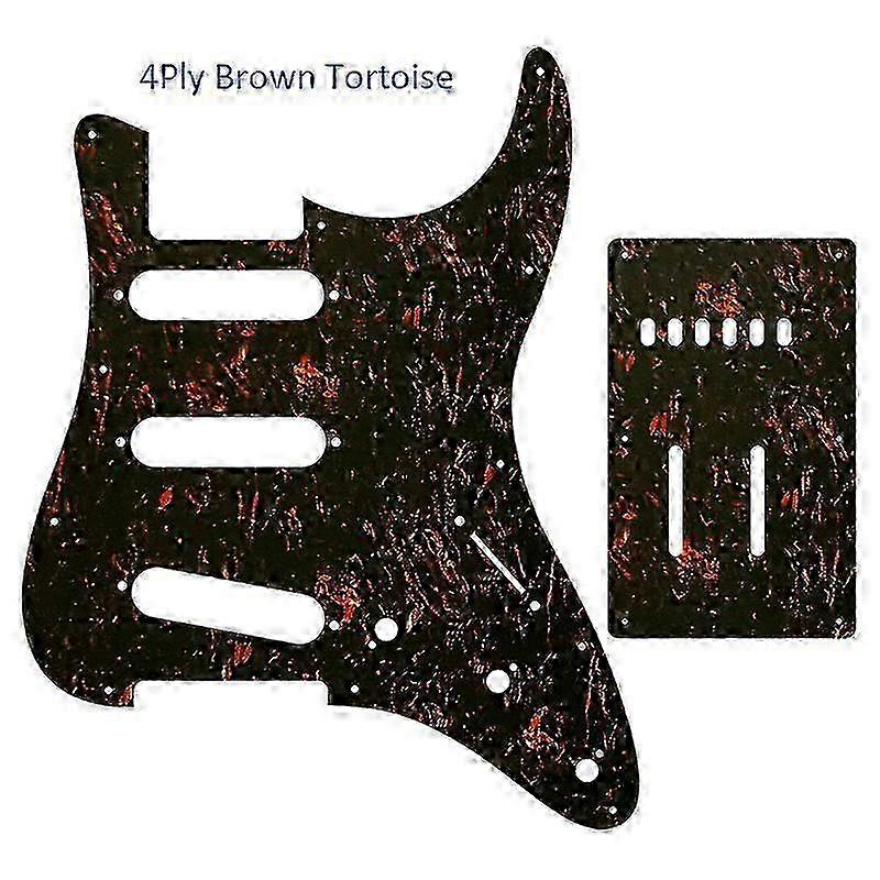 Xinyue Custom Guitar Parts - For Applause Pickguard Stra SSS &amp; Back Plate Scratch Many Colors w