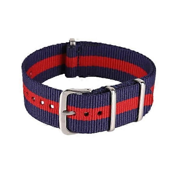 Watch strap NATO strap / nylon strap 20 mm various colors Blue