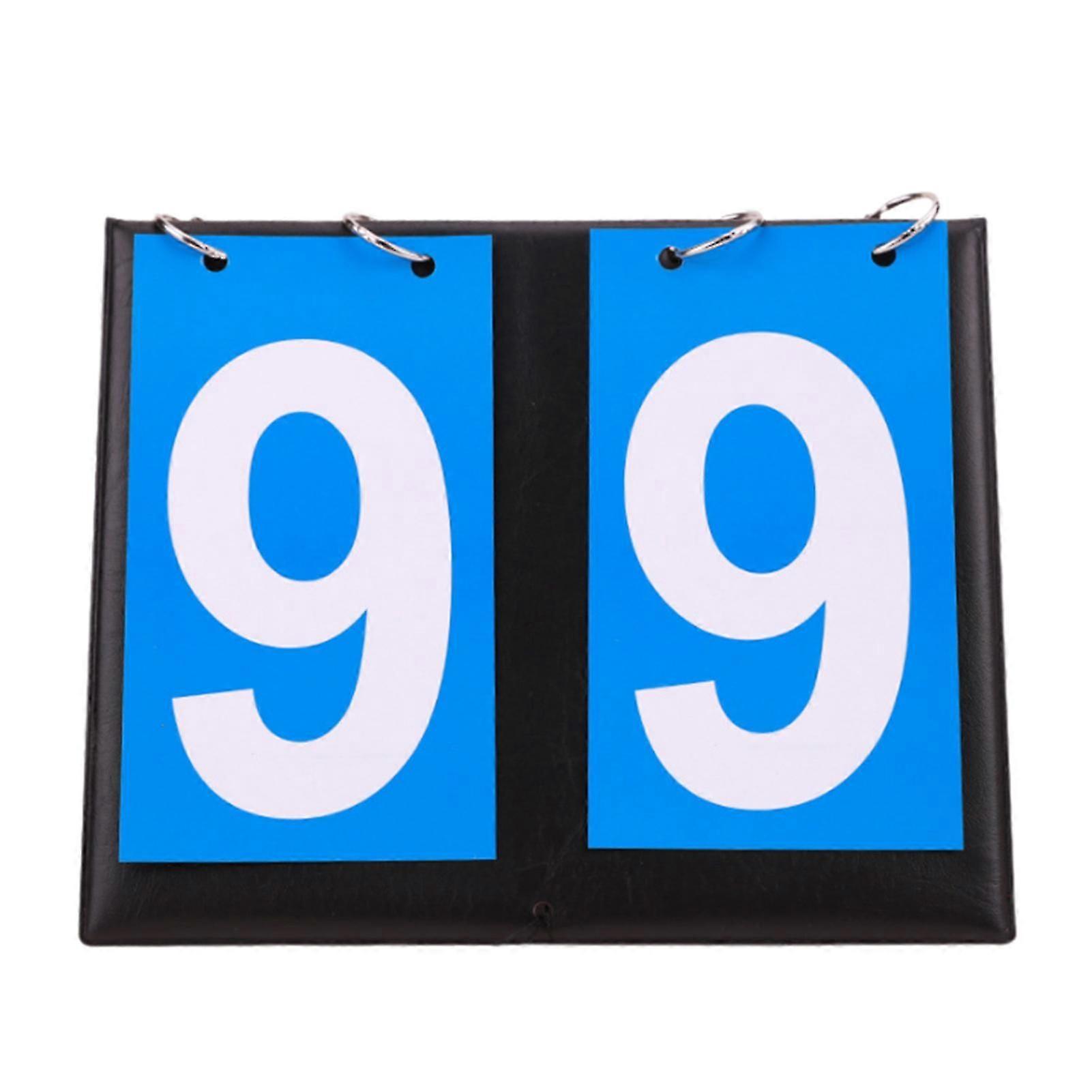 Portable tennis scoreboard with clear display