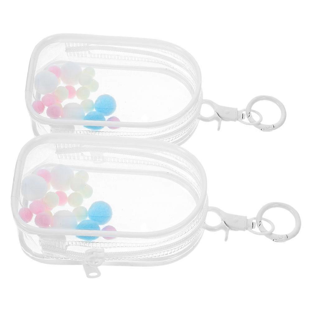 Figure Display Bag PVC for Storage Use 10Pcs Keychain Doll Bags