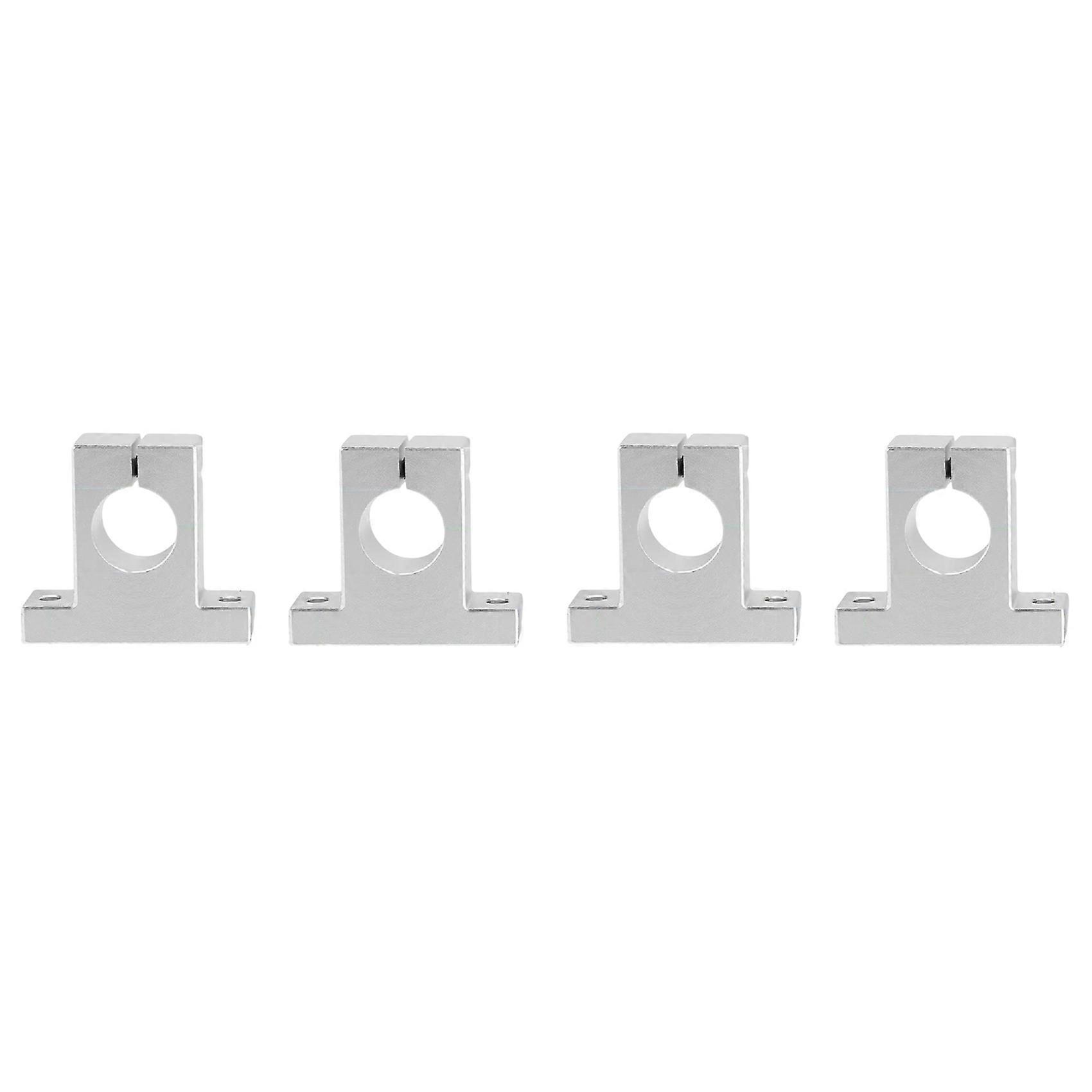 4 Pcs Linear Motion Rail Clamping Rod Rail Guide Support Shaft Bracket Coupling Mount SK16 16mm