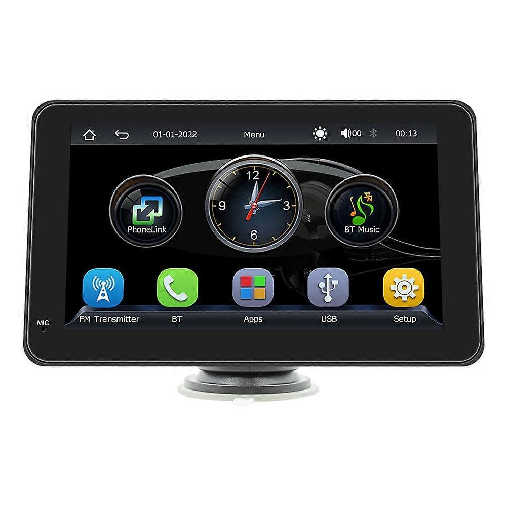 Car 7 Inch 2.5D Screen Navigation Screen Bluetooth Portable Screen Wireless Carplay Android Auto MP5 Player