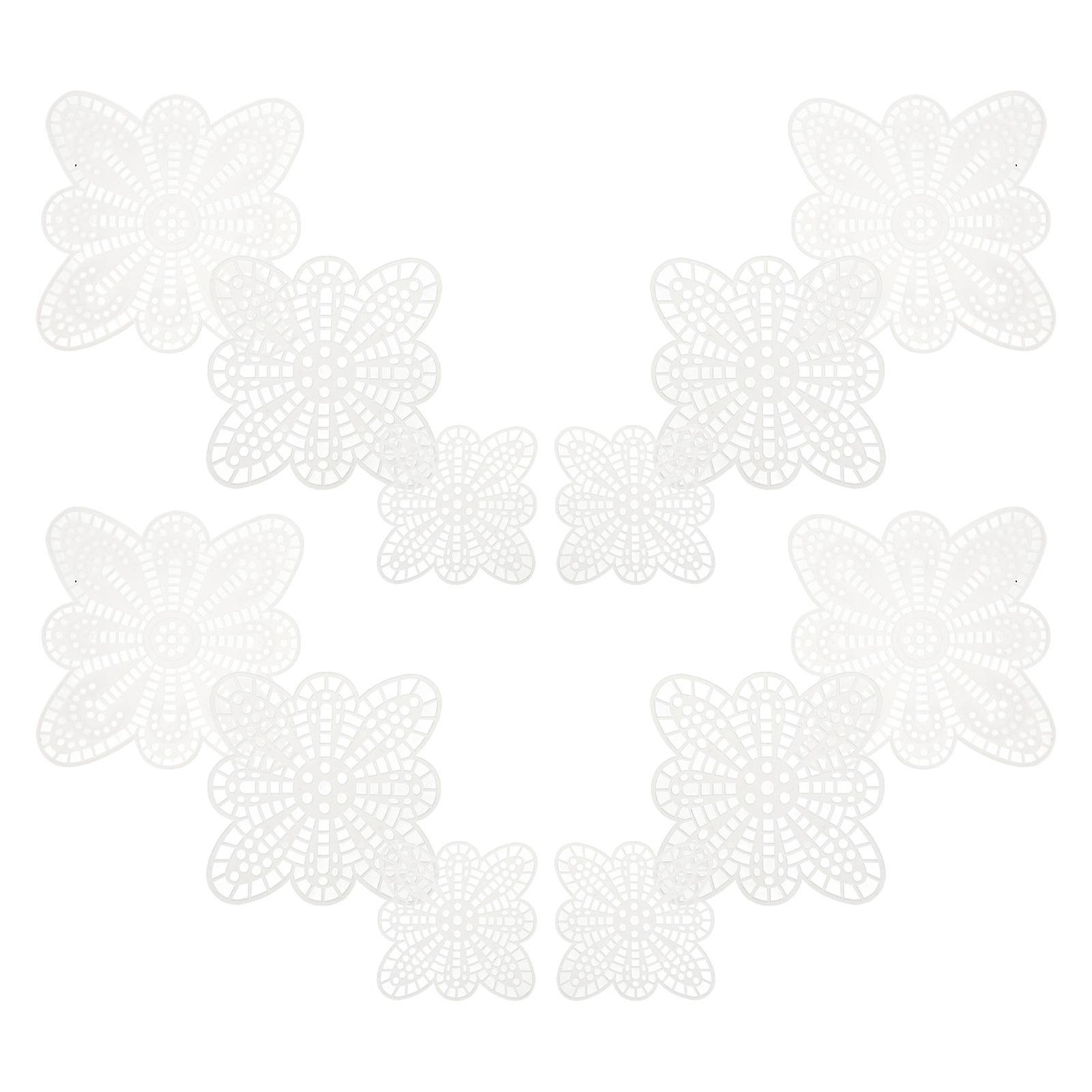 Plastic Canvas Sheets for Crafting 15Pcs White Plastic Mesh Canvas Sheets