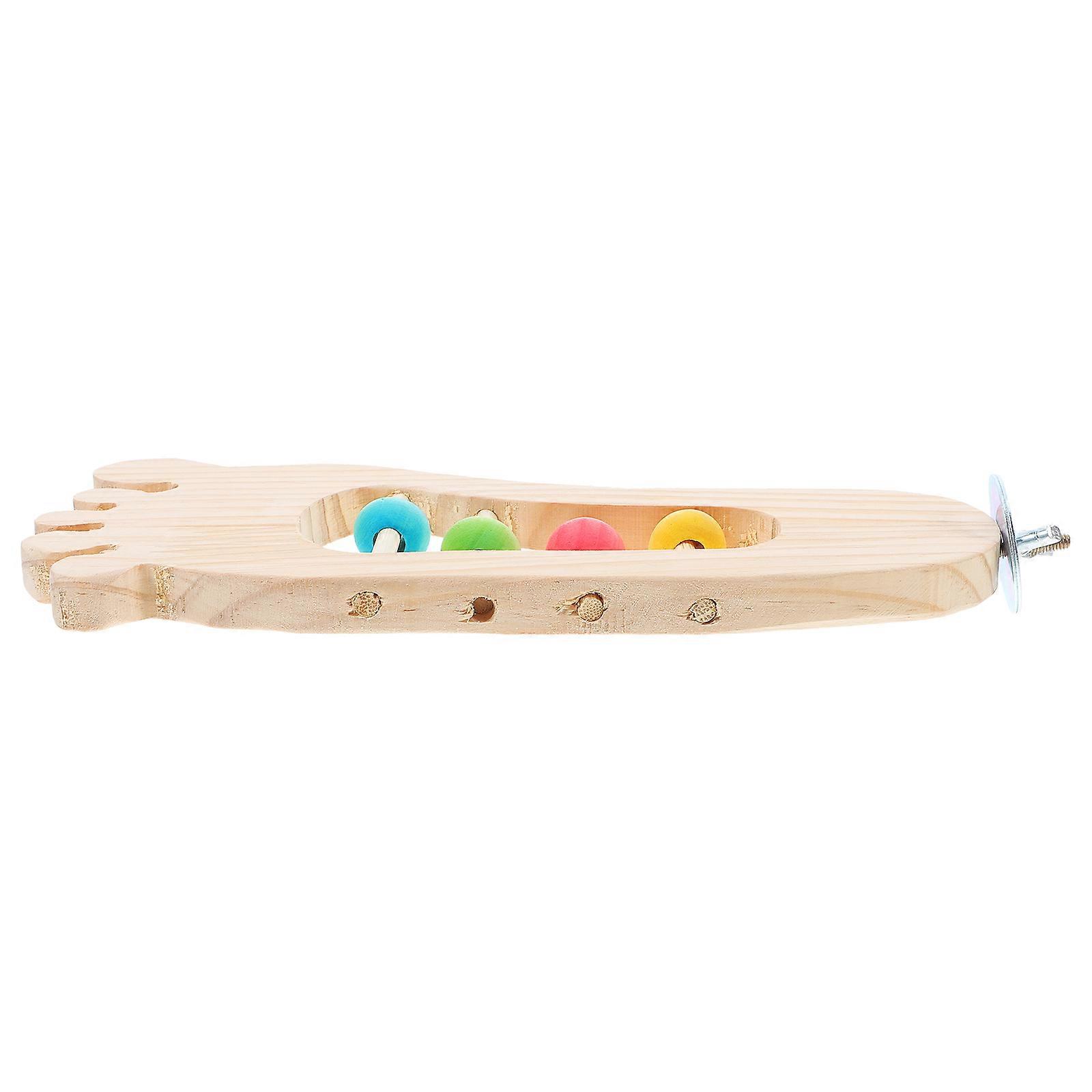 Wooden Parrot Play Stand Small for Exercise and Resting