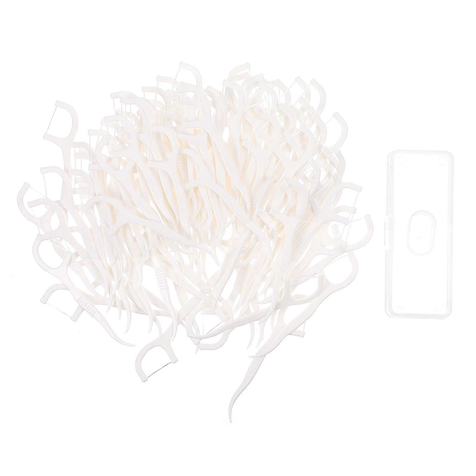 Teeth Cleaning Tools Disposable Floss Picks for Cleaning Use 200Pcs