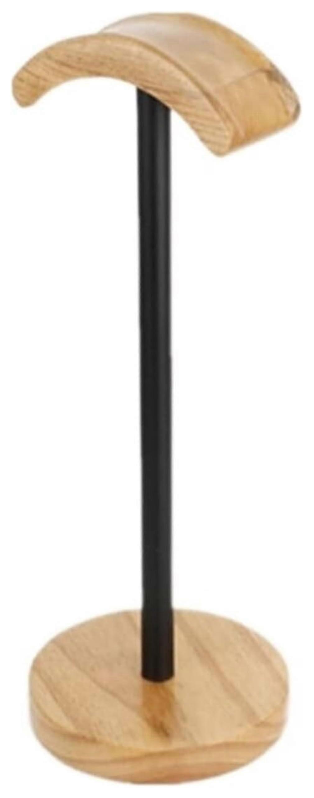 Headphone Stand Wood and Metal Durable Design for Desk Organization Gaming and Office Use