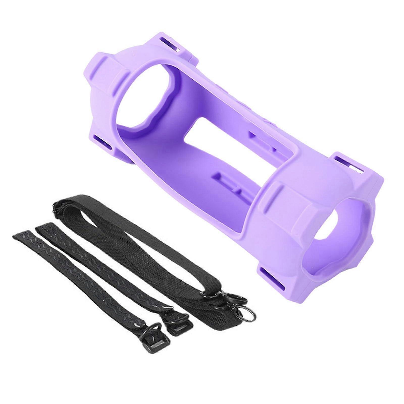 Shockproof Silicone Portable Speaker Case with Dustproof AntiSlip Protection Purple