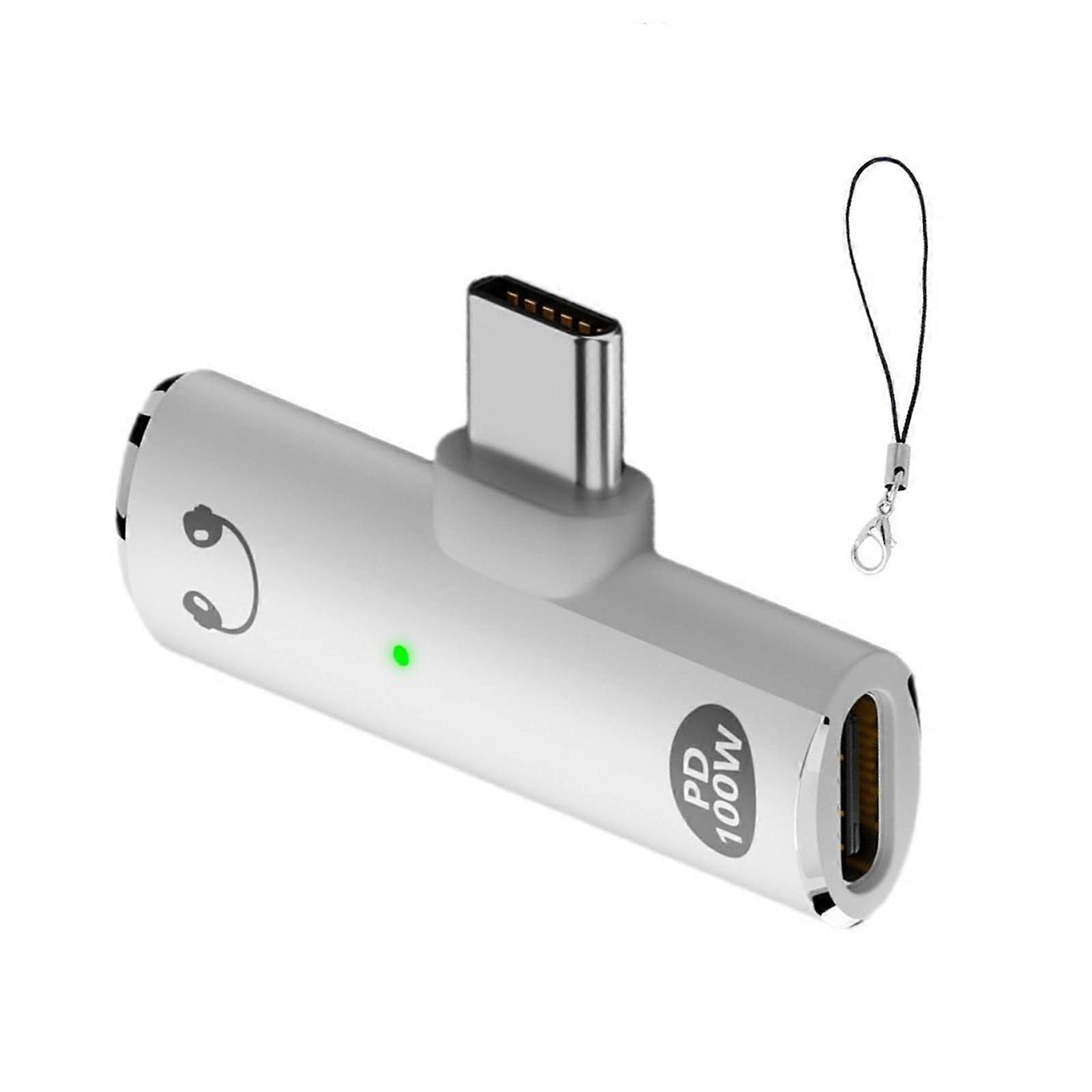 Plugs And Play USB C To Auxiliary Headphone Adapter Low Latency Audio Converter For Music And Calls for iPhone MacBook