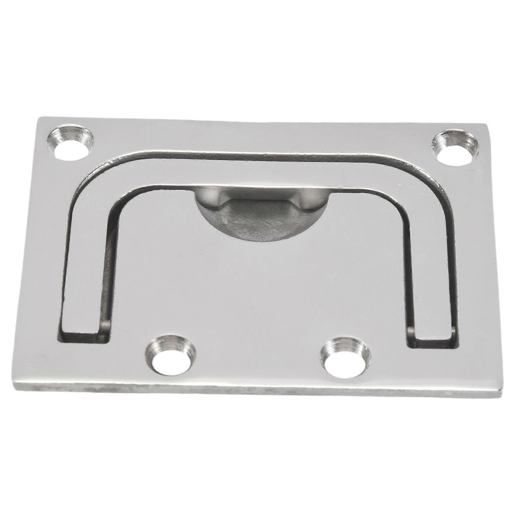 Rustfritt stål 316 Flush Lift Ring Hatch Pull Handle Skapskap Båt
