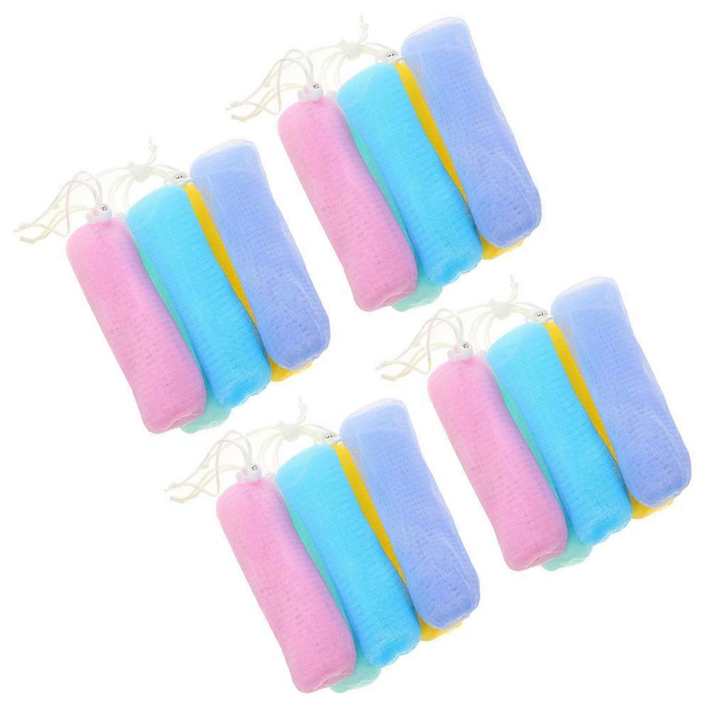 Soap Sleeve Multilayer Mesh Pouch for Storage 100Pcs Assorted Color