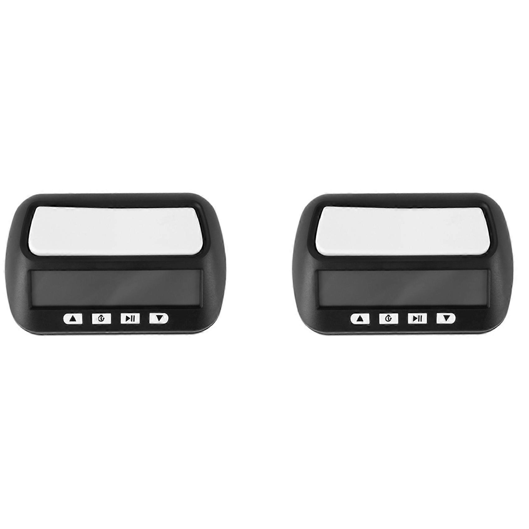 2X Professional Chess Clock Chess Timer Game Timer Multipurpose Portable Digital Clock YS-902