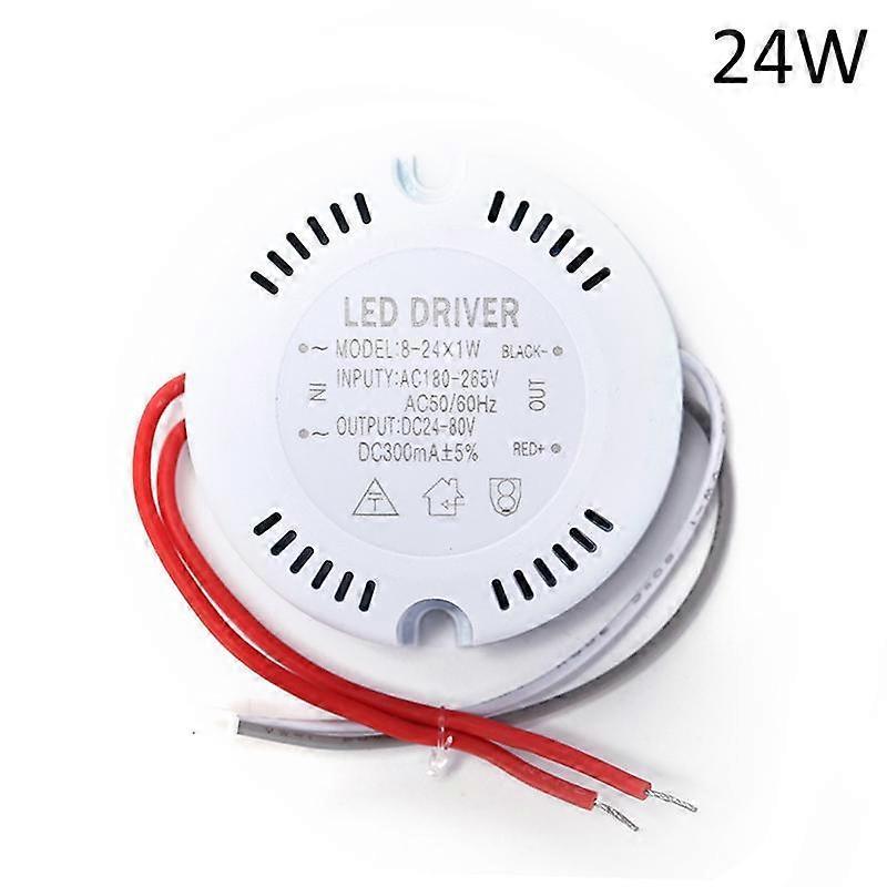 Led Driver Light Transformer Power Supply Adapter For Led Lamp/Bulb Round Shell