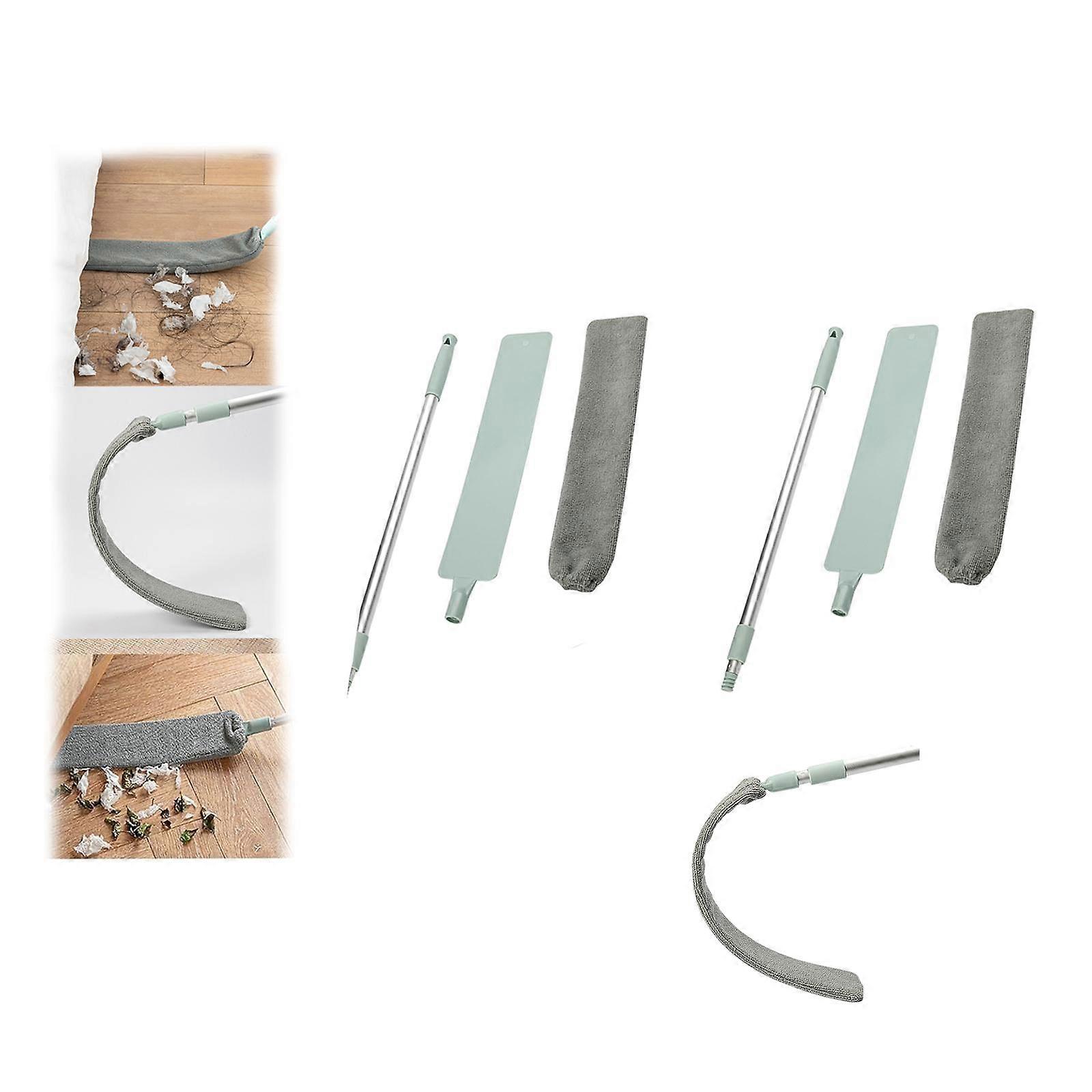 Extendable Microfiber Duster with Bendable Head for Tight Space and Hard to Reach Area