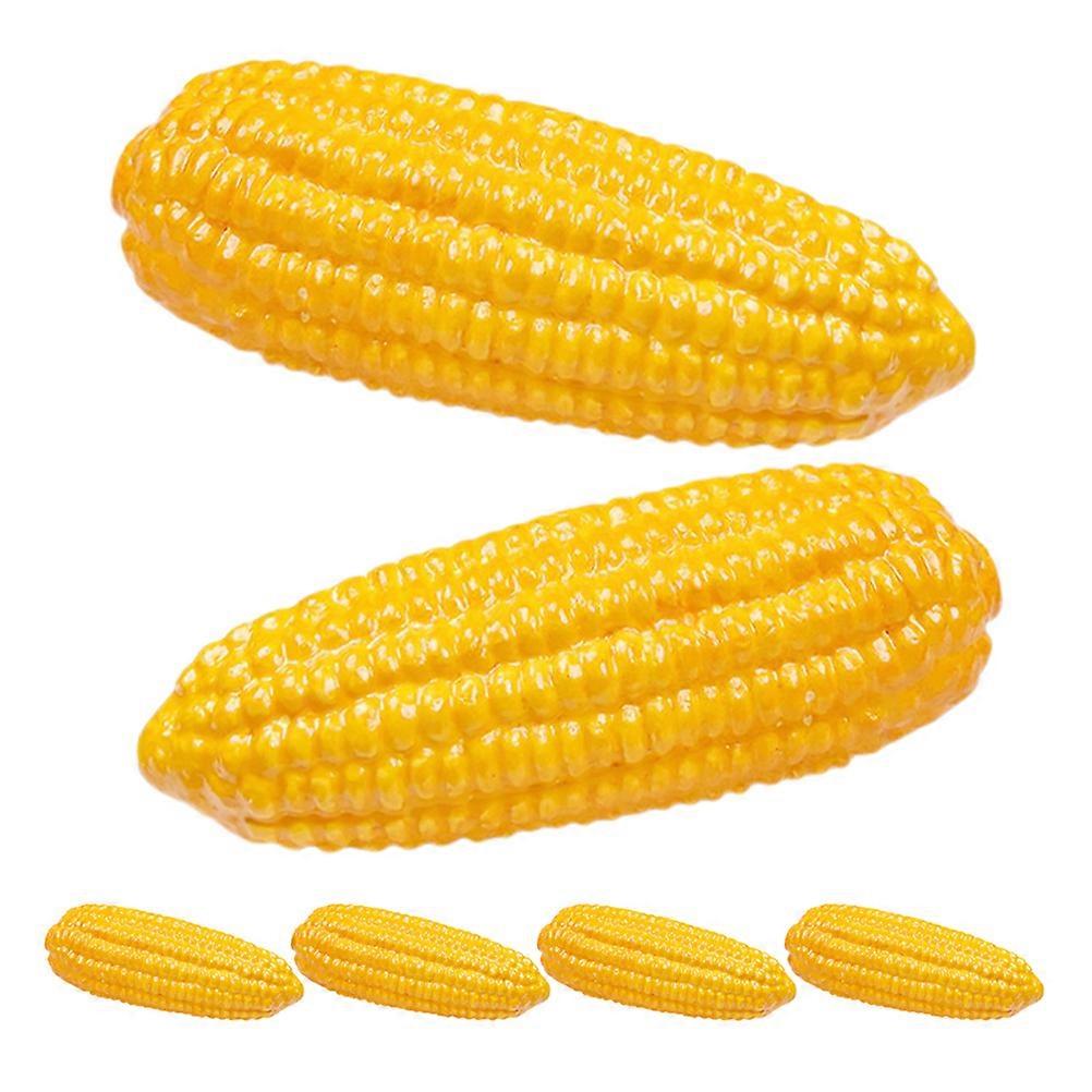 Artificial Corn Foams Corn Model for Kitchen Decoration 6Pcs