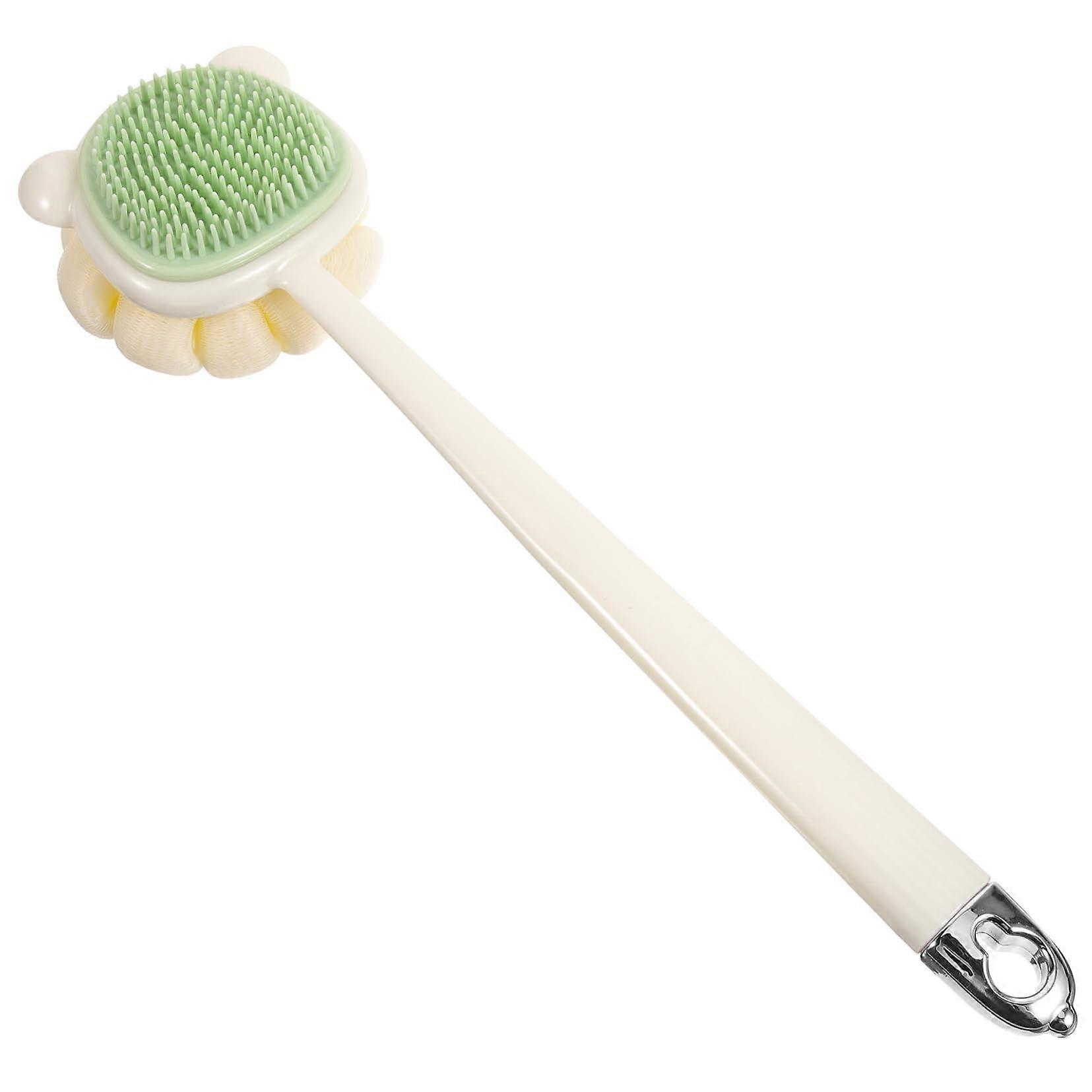 Soft Bristle Bath Brush with Long Handle Back Scrubber for Shower Full Body Cleaning
