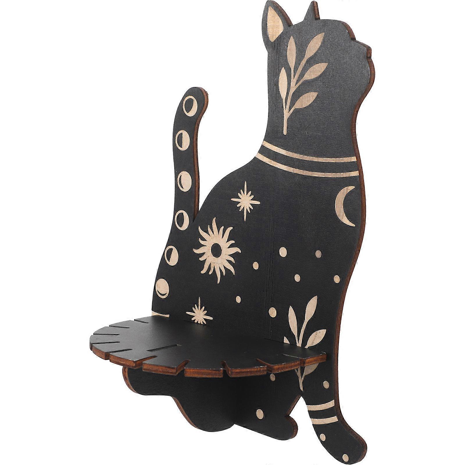 Multi Wooden Wall Hanging Crystal Stand for Storage Display Shelf