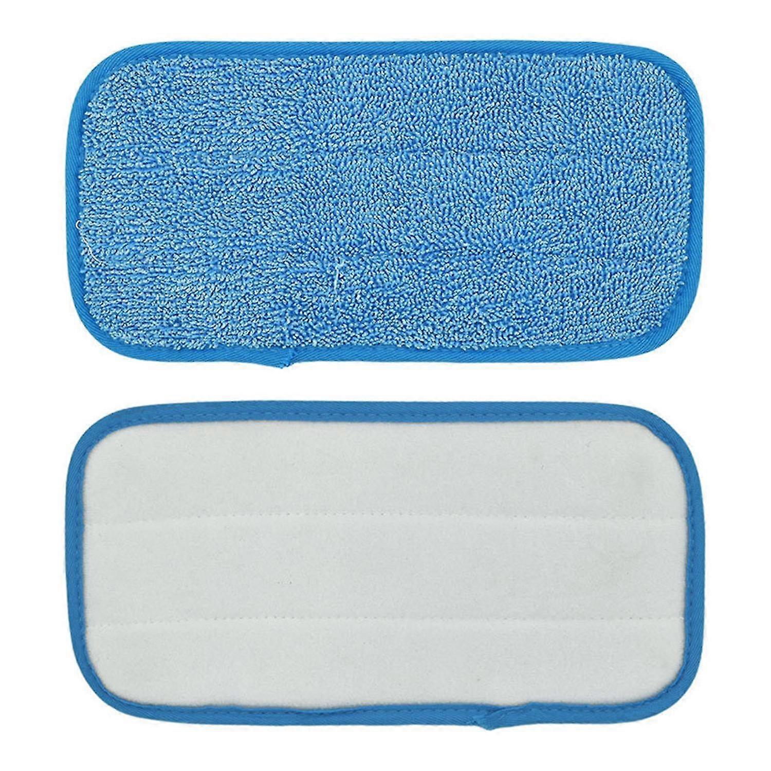 2Pcs Mop Cloth Soft Washable Effective Replacement Mop Rectangle Pads Cloth Cleaning Tools for Swiff