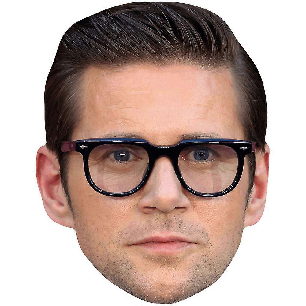 Allen Leech (Glasses) Big Head. Larger than life mask.