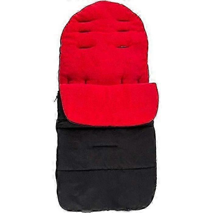 Funda universal para cochecito de bebé con comodidad Rojo