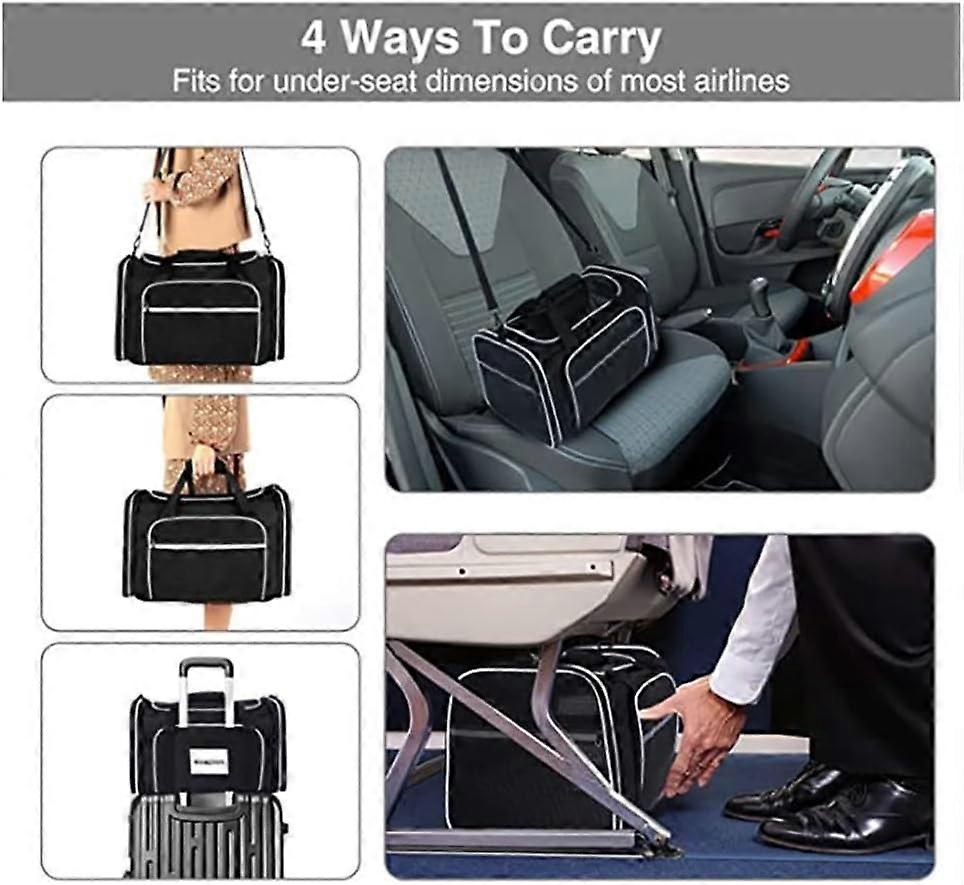 Expandable Cat Backpack Carrier with Hard Shell, Ventilated Mesh, Adjustable Straps, Removable Pad