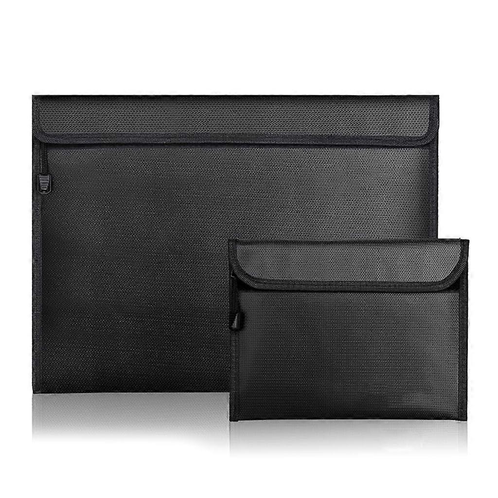 Fireproof Waterproof Document Bag with Large Capacity Safe Pouch for Cash and Important Files