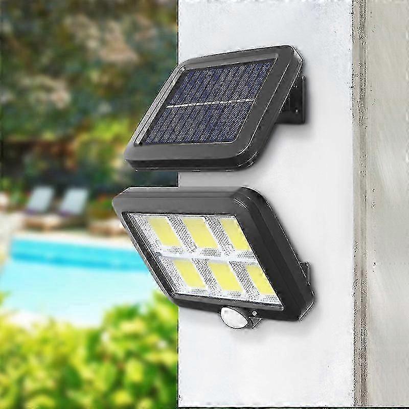 Sollys udendørs bevægelsessensor væglampe
