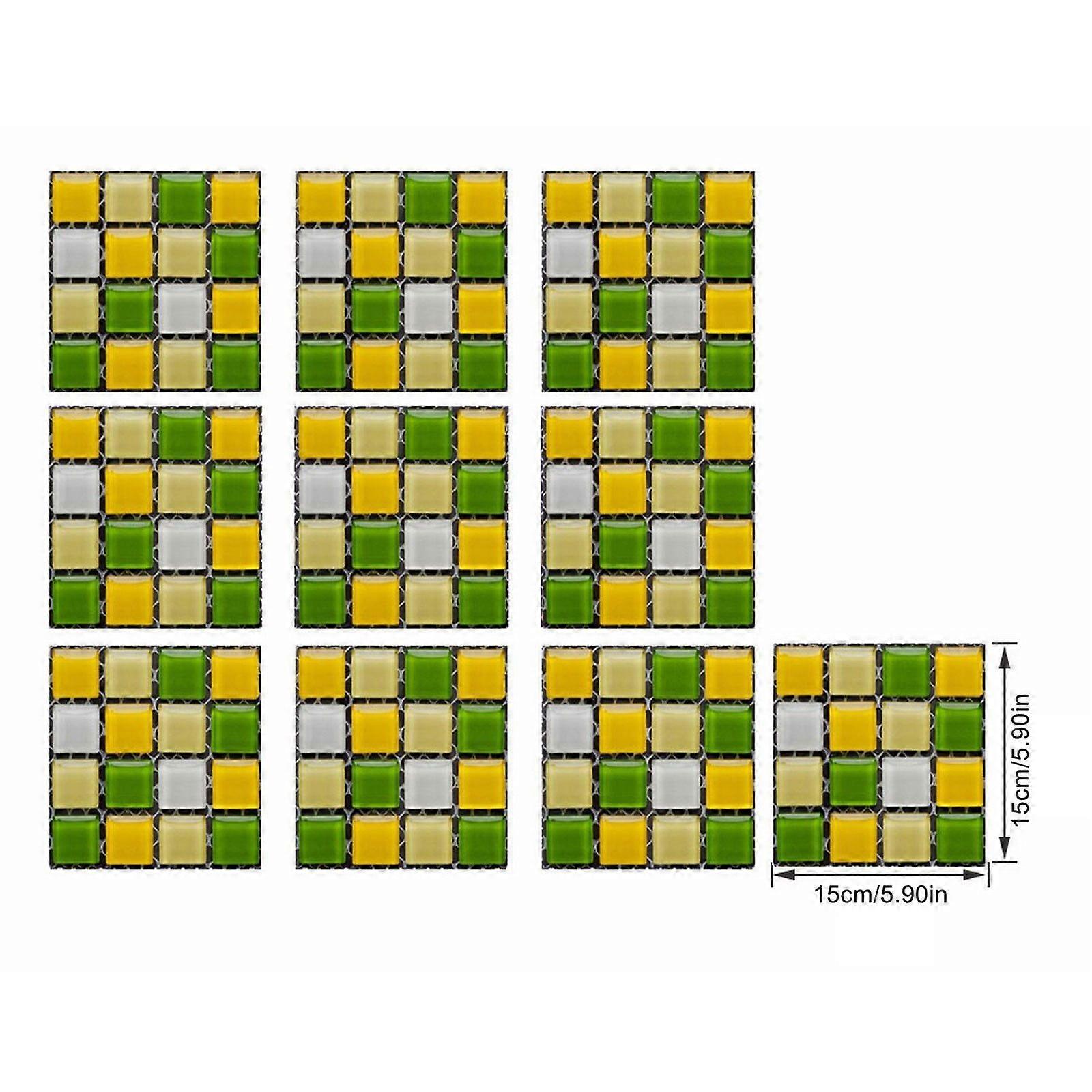 Home Decor Mosaics Creative 3D Tile Stickers Simulation Decoration  Floor Plane