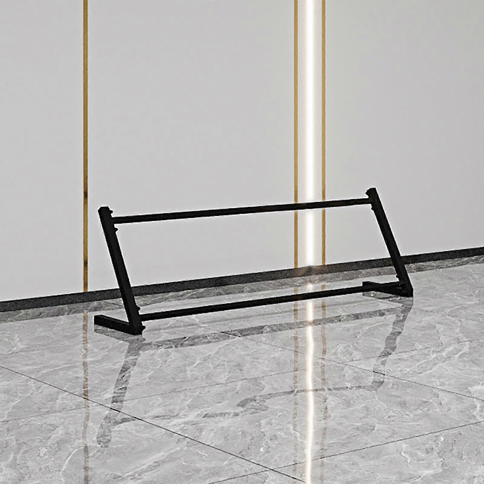 Tile Sample Display Rack with Raised Edge AntiSlip Support, Large Wooden Flooring Sample Stand 160cm