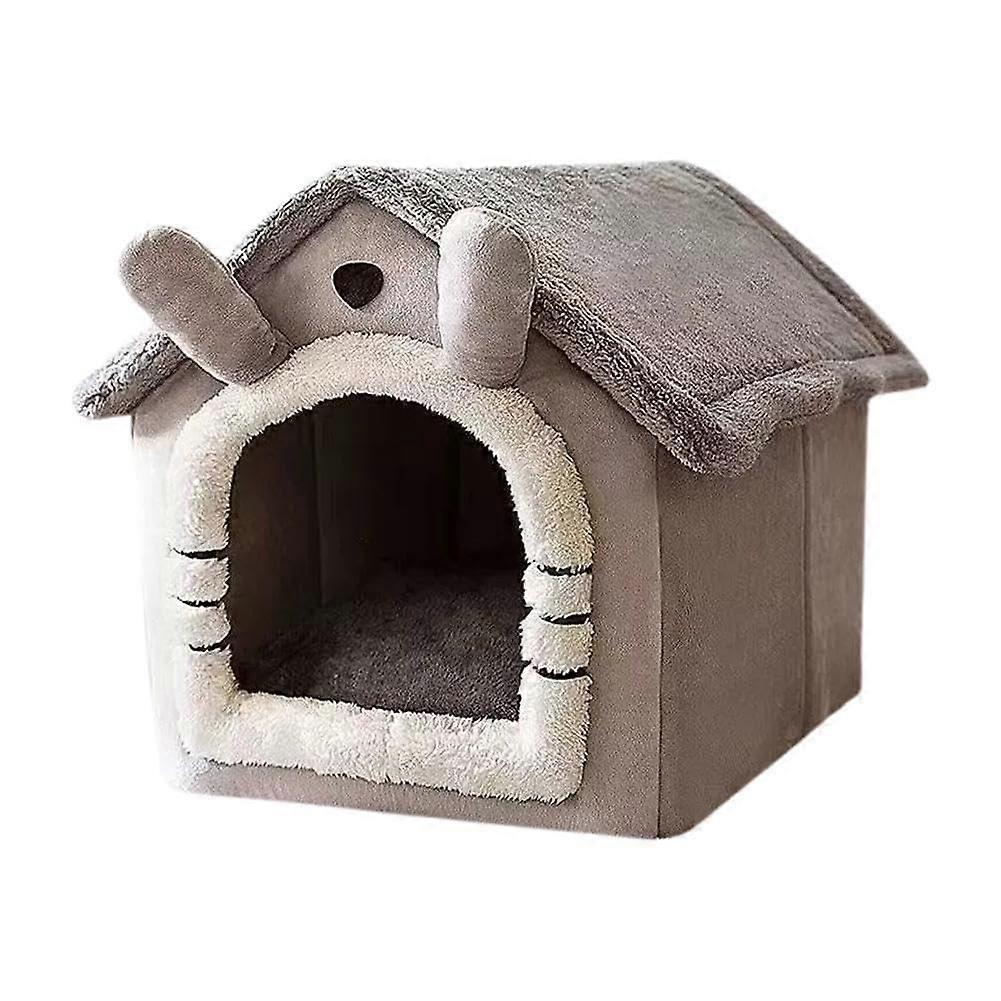 Pet Bed House Foldable Washable Soft Cave for Small and Medium Dogs and Cats