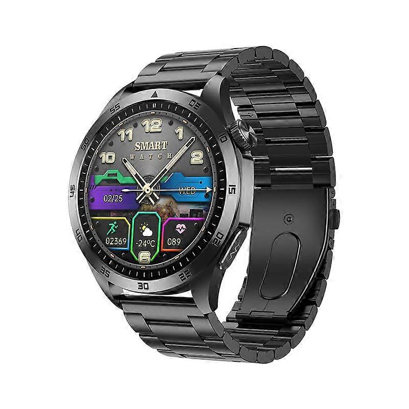 Alpha Pro Smart Watch with Bluetooth Calling, Scratch‑Resistant AMOLED, Crown Control