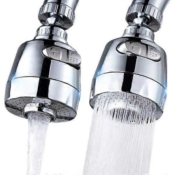 360 Faucet Nozzle with Shower - Silver Kitchen Faucet Adapter