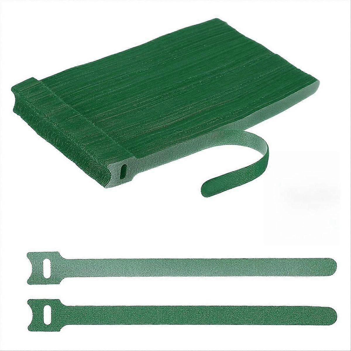 100Pcs Reusable Self-Gripping Cable Ties, 8 inch Hook and Loop Wire