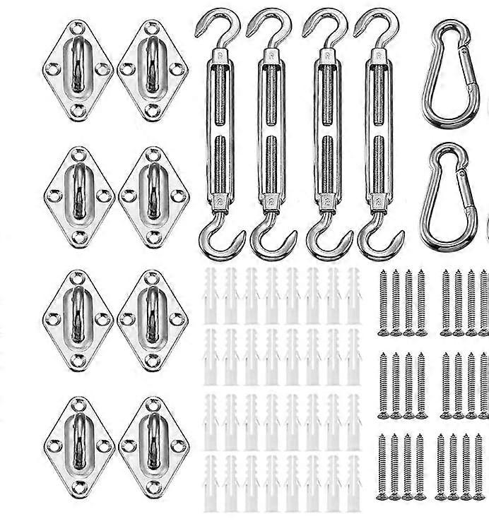 6 Inch Triangle Rectangle Hardware Kit N025 Precise Fit and Stable Mounting