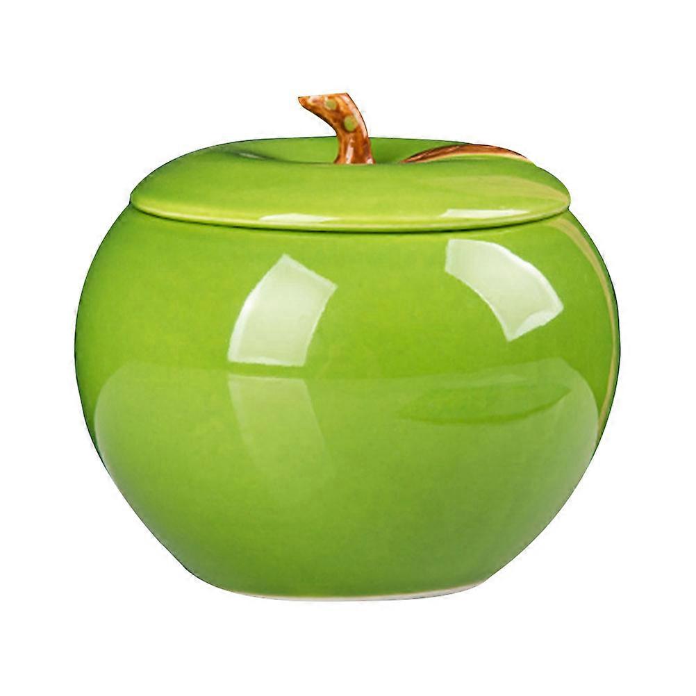 Desktop Storage Container Green Fruit Lid for 2Pcs Creative Use