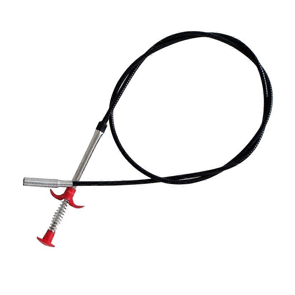 Sewer Hair Cleaning Tool Hand Bending with Spring for Kitchen 2Pcs Set